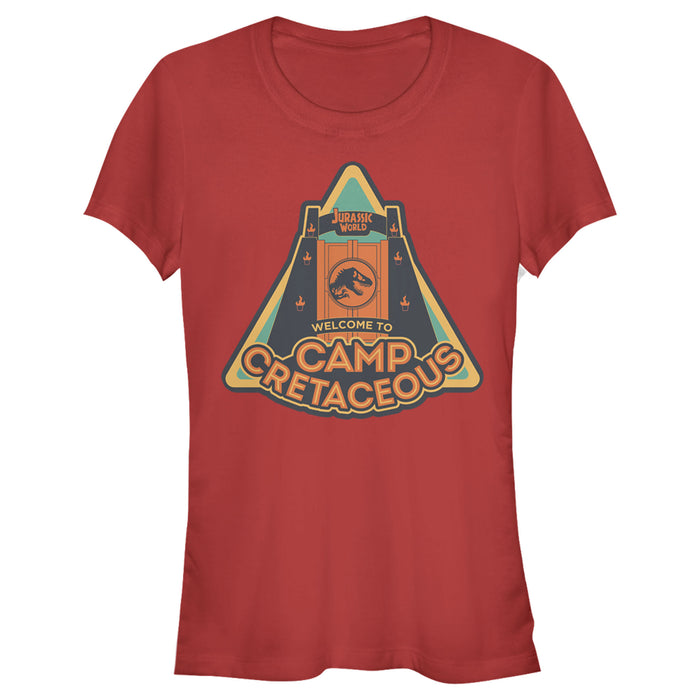 fifth sun Junior's Jurassic World: Camp Cretaceous Welcome Gate T-Shirt