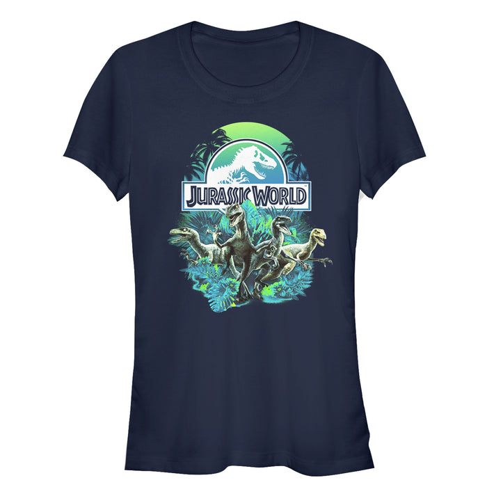 fifth sun Junior's Jurassic World Dinosaur Nature Scene T-Shirt