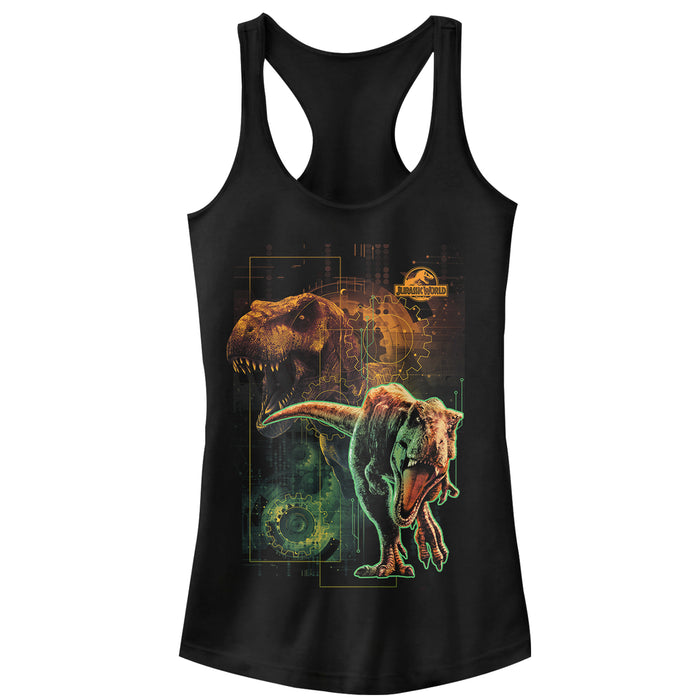 fifth sun Junior's Jurassic World: Fallen Kingdom New Predator Dinosaur Racerback Tank Top