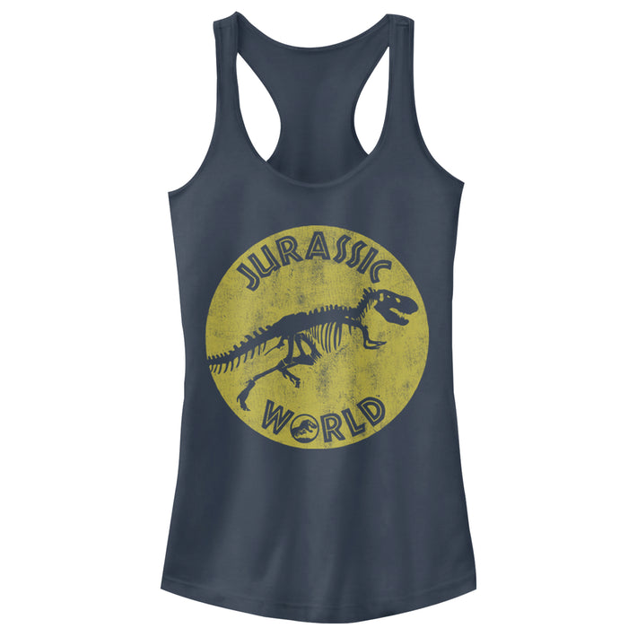 fifth sun Junior's Jurassic World: Fallen Kingdom Retro Fossil Racerback Tank Top