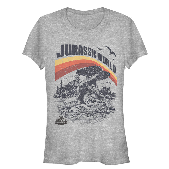fifth sun Junior's Jurassic World: Fallen Kingdom Retro Sea Dino T-Shirt