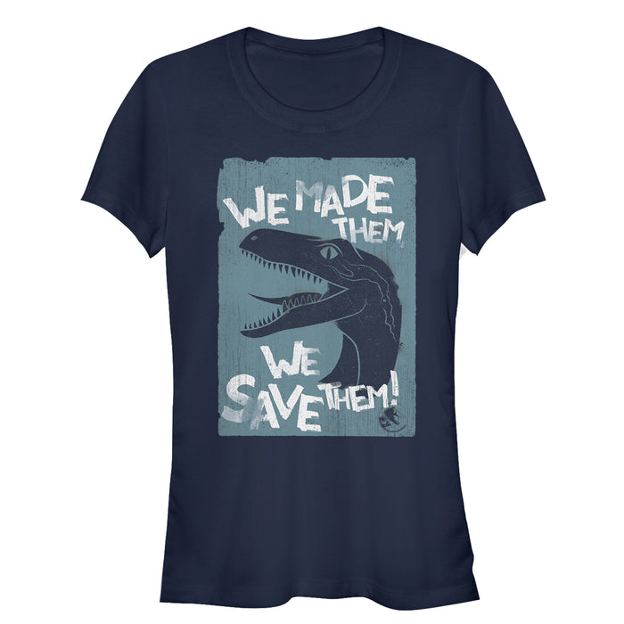 fifth sun Junior's Jurassic World: Fallen Kingdom We Save Them T-Shirt