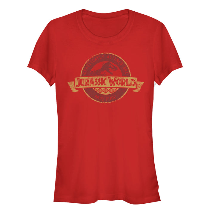 fifth sun Junior's Jurassic World Genetically Altered Logo T-Shirt