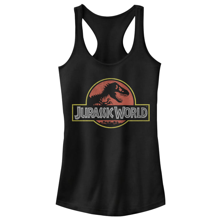 fifth sun Junior's Jurassic World Iconic Logo Racerback Tank Top
