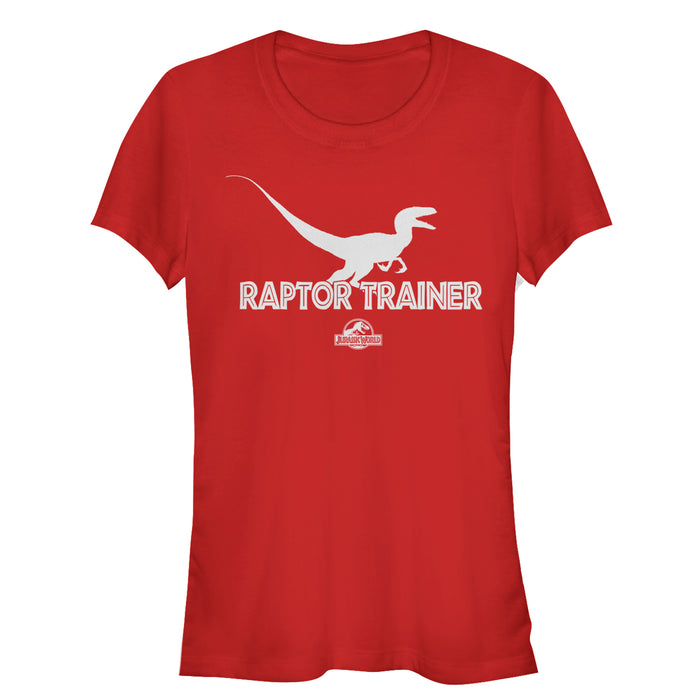 fifth sun Junior's Jurassic World Raptor Trainer Silhouette T-Shirt