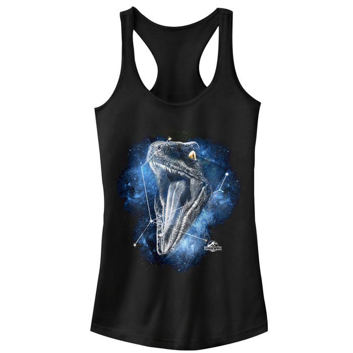 fifth sun Junior's Jurassic World Velociraptor Constellation Racerback Tank Top