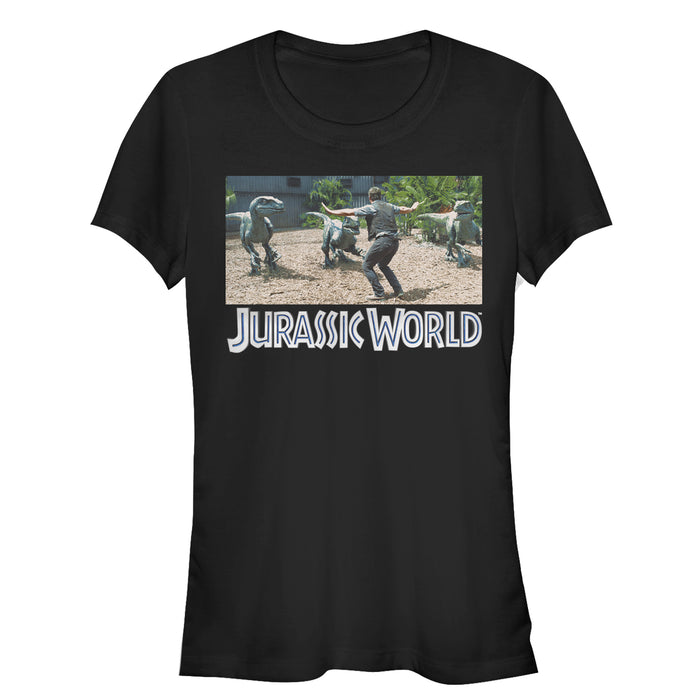 fifth sun Junior's Jurassic World Velociraptor Pack T-Shirt