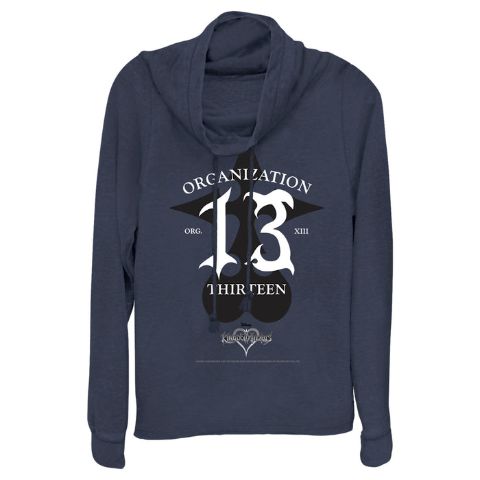 fifth sun Junior's Kingdom Hearts 1 Evil Organization XIII Cowl Neck Sweatshirt