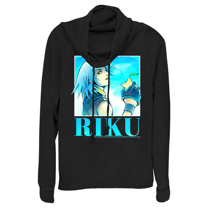 fifth sun Junior's Kingdom Hearts 1 Sora's Best Friend Cowl Neck Sweatshirt