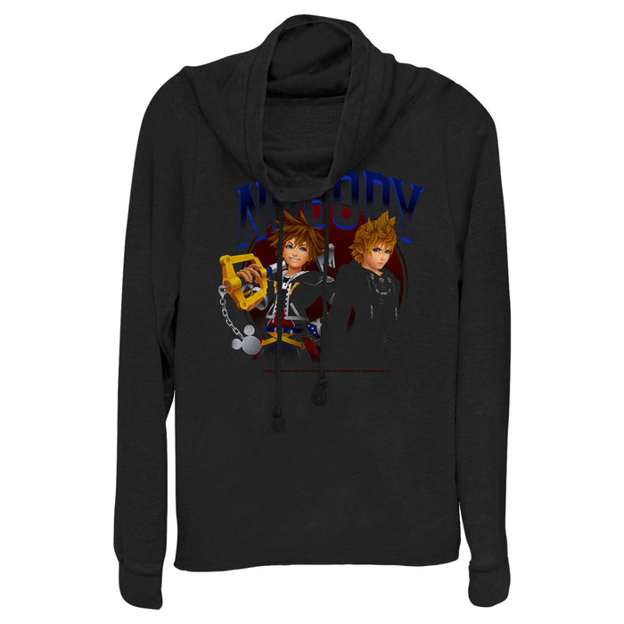 fifth sun Junior's Kingdom Hearts 2 Keyblade Masters Cowl Neck Sweatshirt