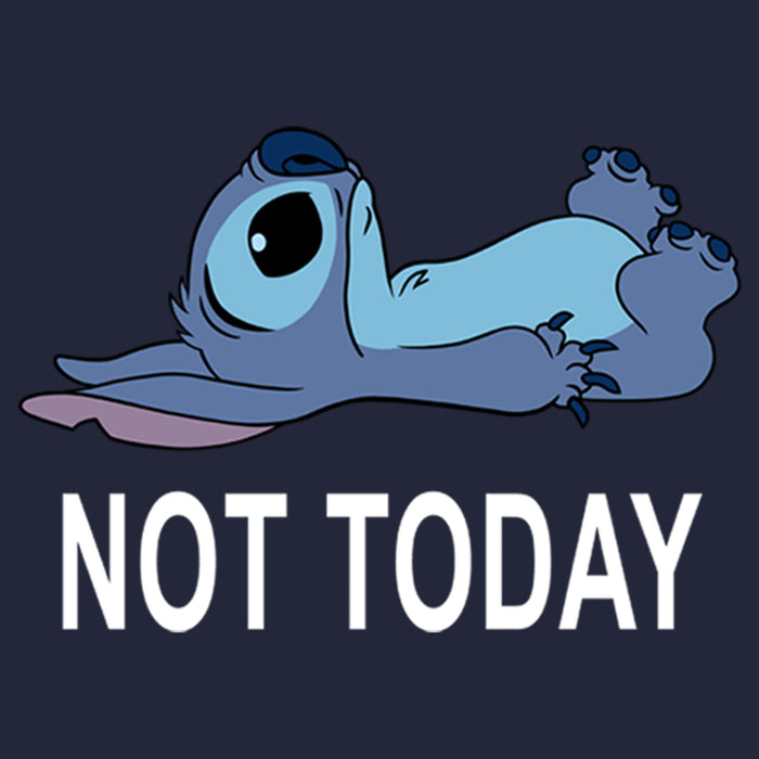 Fifth Sun Junior's Lilo & Stitch Not Today Cowl Neck Sweatshirt