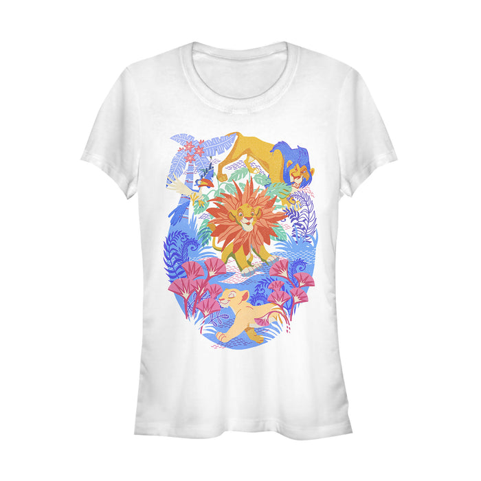 fifth sun Junior's Lion King Artistic Jungle Journey T-Shirt