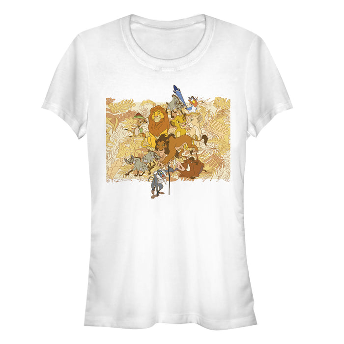 fifth sun Junior's Lion King Characters Hidden in the Palms T-Shirt