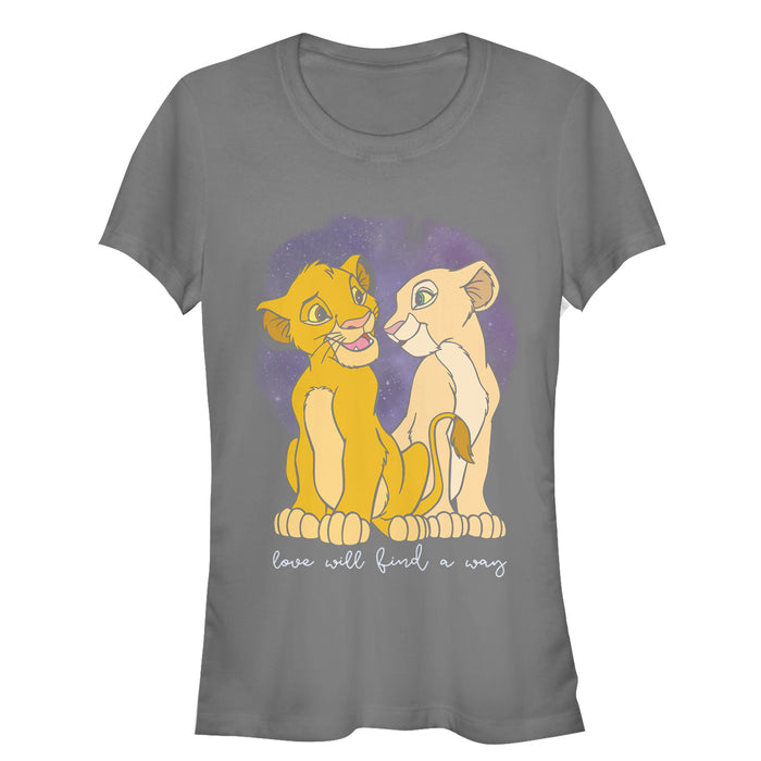fifth sun Junior's Lion King Cub Love Finds A Way T-Shirt