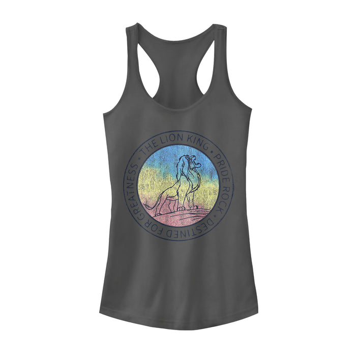fifth sun Junior's Lion King Destined for Greatness Racerback Tank Top