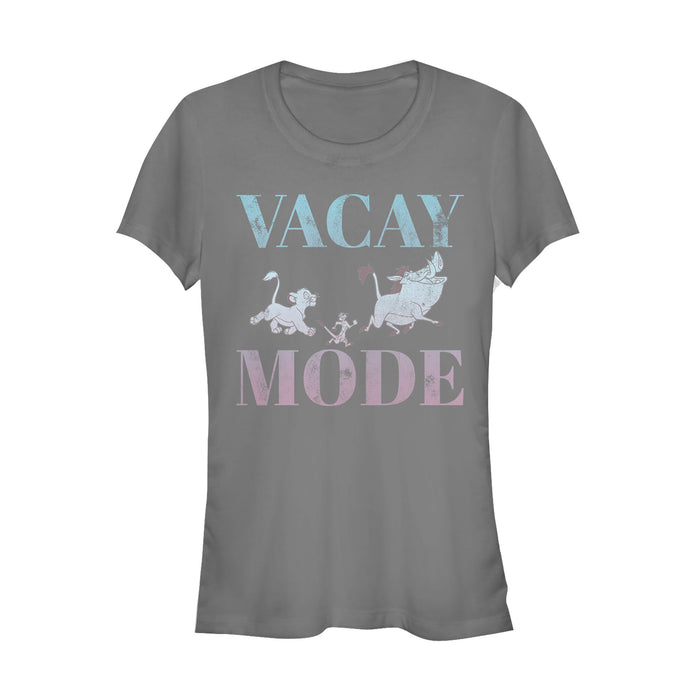 fifth sun Junior's Lion King Distressed Vacay Mode T-Shirt
