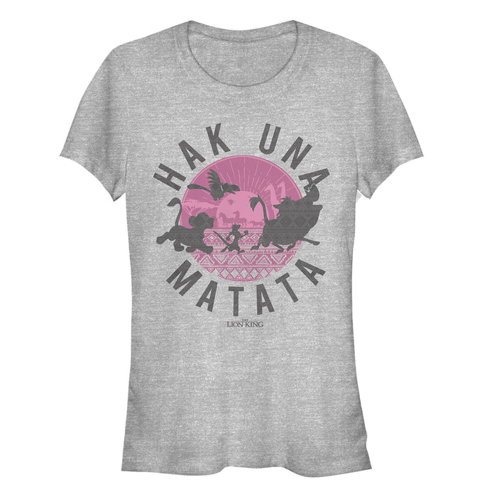fifth sun Junior's Lion King Hakuna Matata Ornate Circle T-Shirt