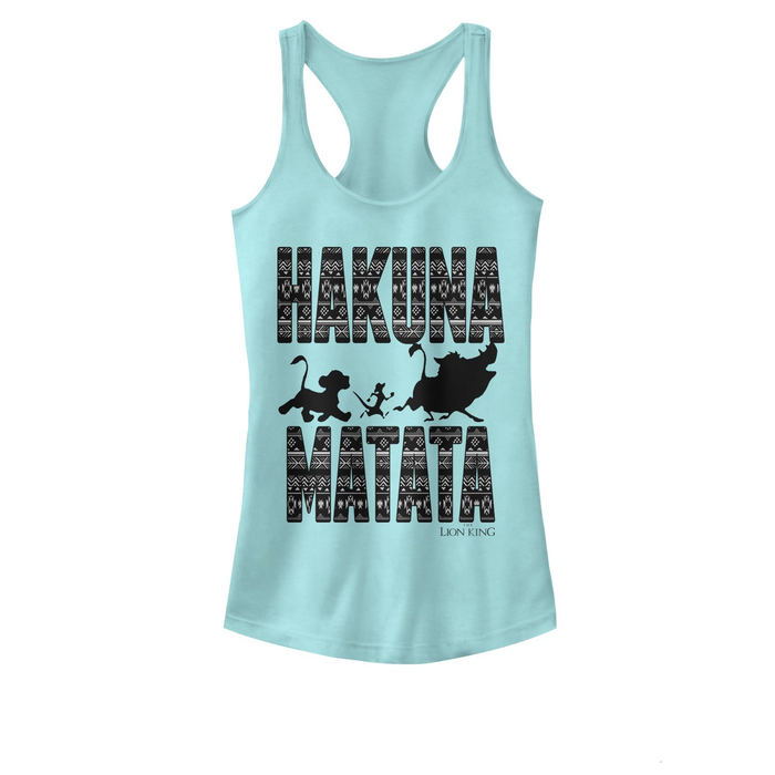 fifth sun Junior's Lion King Hakuna Matata Racerback Tank Top