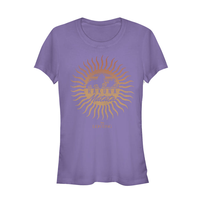 fifth sun Junior's Lion King Hakuna Sunset Rays T-Shirt