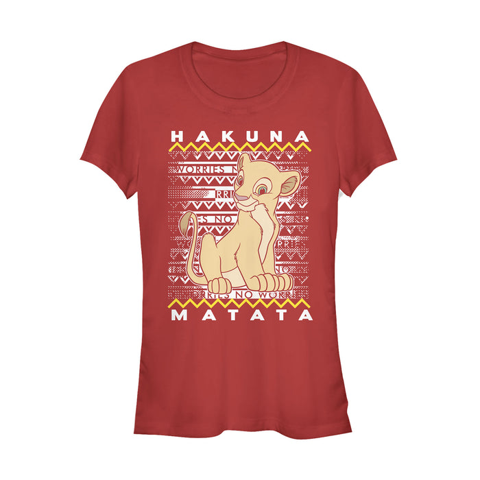 fifth sun Junior's Lion King Nala Diagonal Stripe T-Shirt