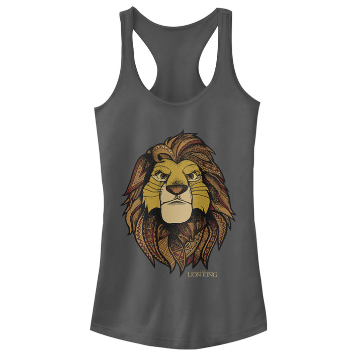 fifth sun Junior's Lion King Noble Simba Racerback Tank Top