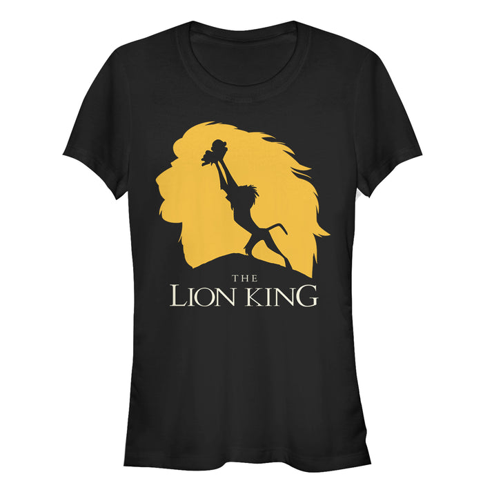 fifth sun Junior's Lion King Pride Rock Silhouette T-Shirt