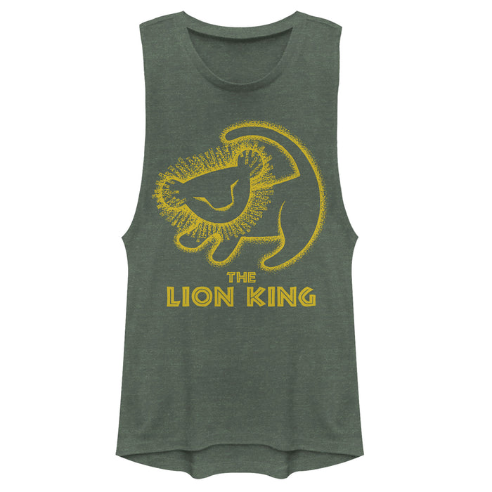 fifth sun Junior's Lion King Rafiki Drawing Festival Muscle Tee