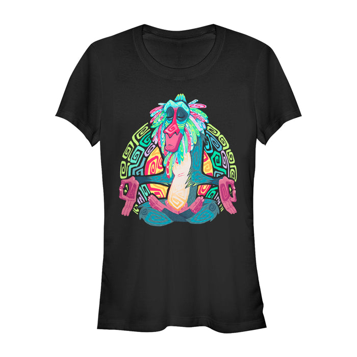 fifth sun Junior's Lion King Rafiki Geometric Rainbow T-Shirt