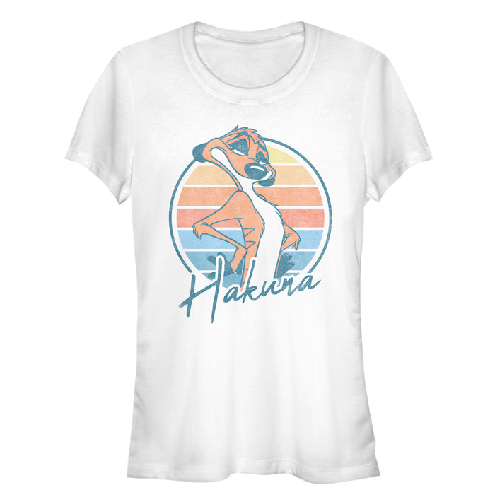 fifth sun Junior's Lion King Retro Hakuna Timon T-Shirt