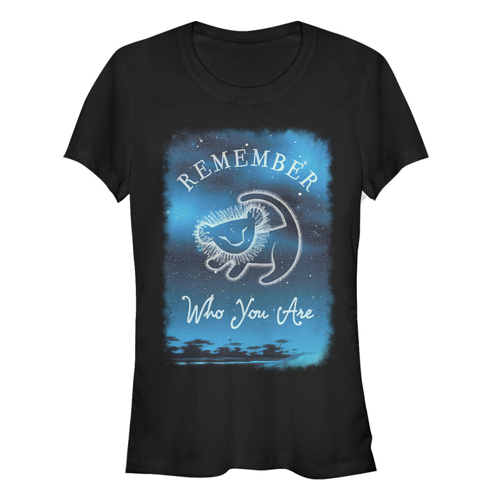 fifth sun Junior's Lion King Simba Remember Who You Are Stars T-Shirt