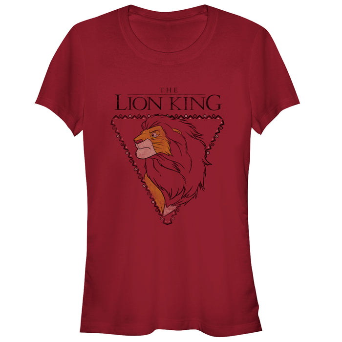 fifth sun Junior's Lion King Simba Triangle T-Shirt