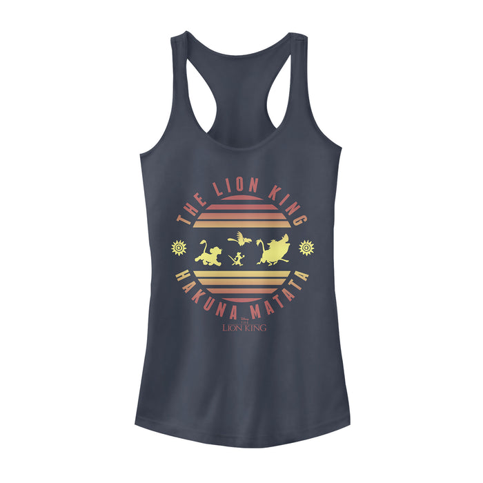 Fifth Sun Junior's Lion King Sunshine Hakuna Matata Racerback Tank Top