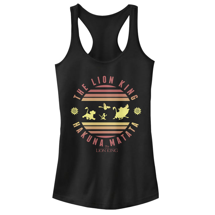 fifth sun Junior's Lion King Sunshine Hakuna Matata Racerback Tank Top