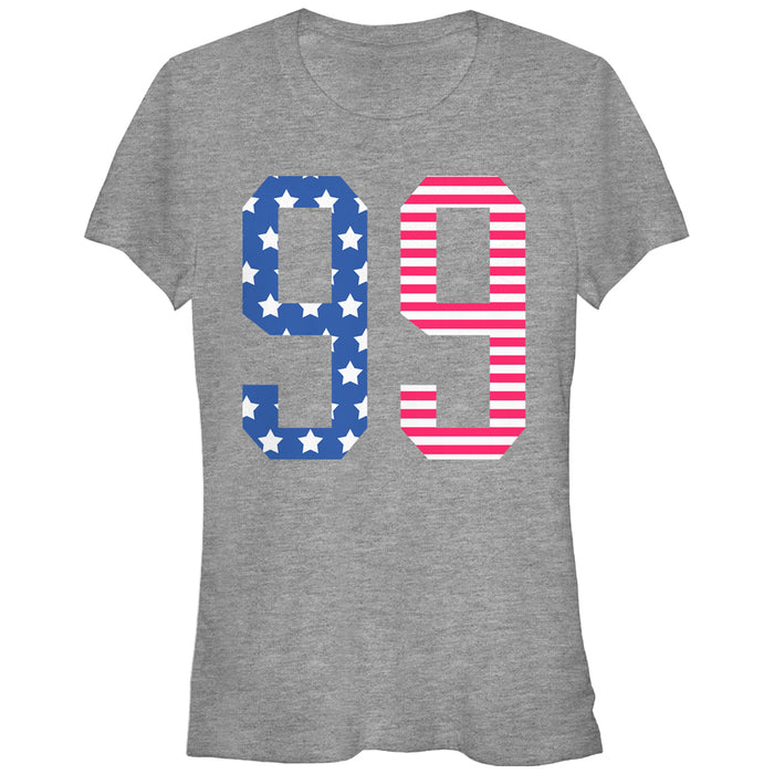 fifth sun Junior's Lost Gods American Number 99 T-Shirt