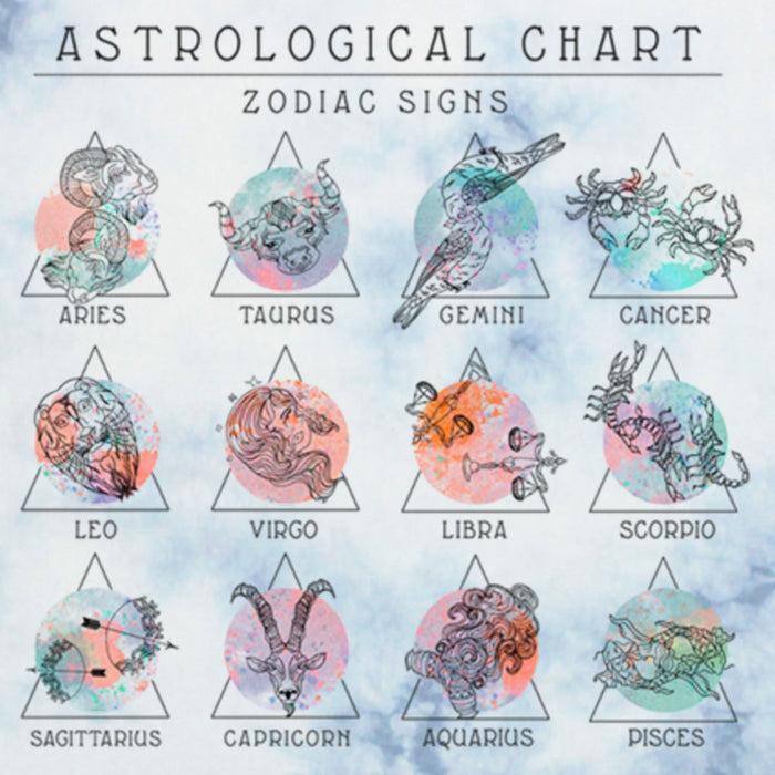 Fifth Sun Junior's Lost Gods Astrological Chart Pyramid T-Shirt