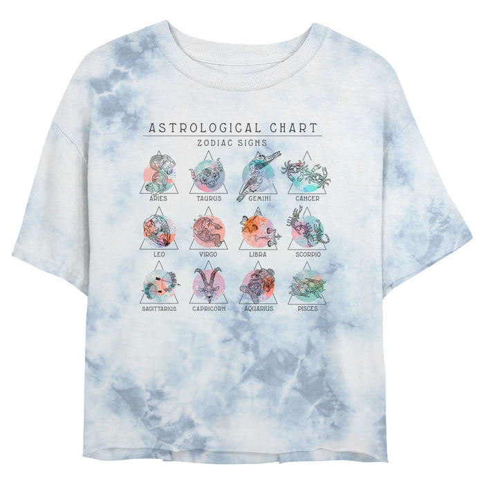 fifth sun Junior's Lost Gods Astrological Chart Pyramid T-Shirt