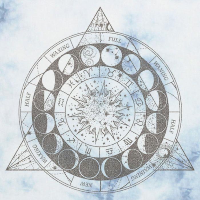 Fifth Sun Junior's Lost Gods Astrology Moon Phases Wheel T-Shirt
