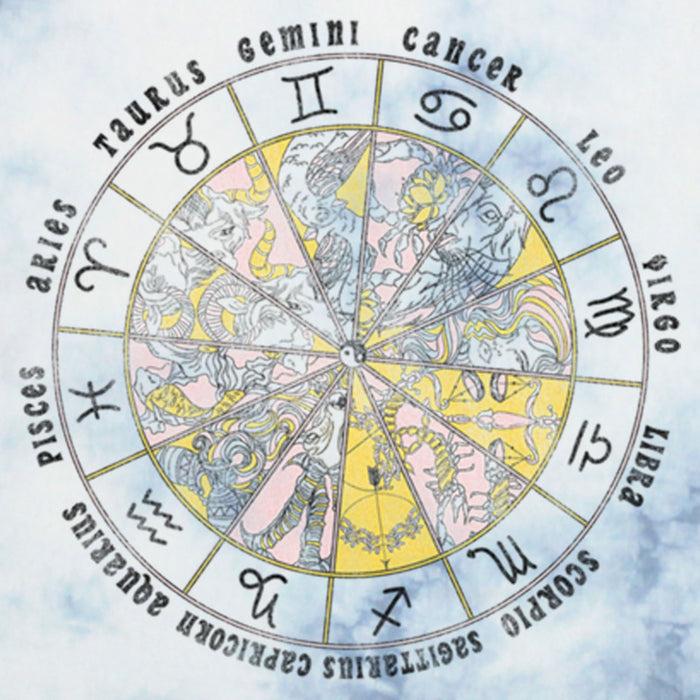 Fifth Sun Junior's Lost Gods Astrology Vintage Wheel T-Shirt
