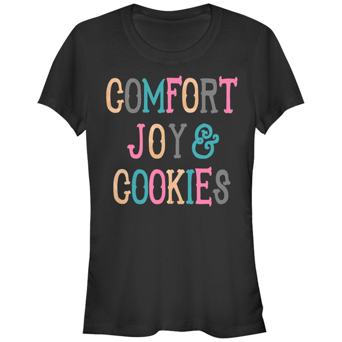 fifth sun Junior's Lost Gods Christmas Joy Cookies T-Shirt
