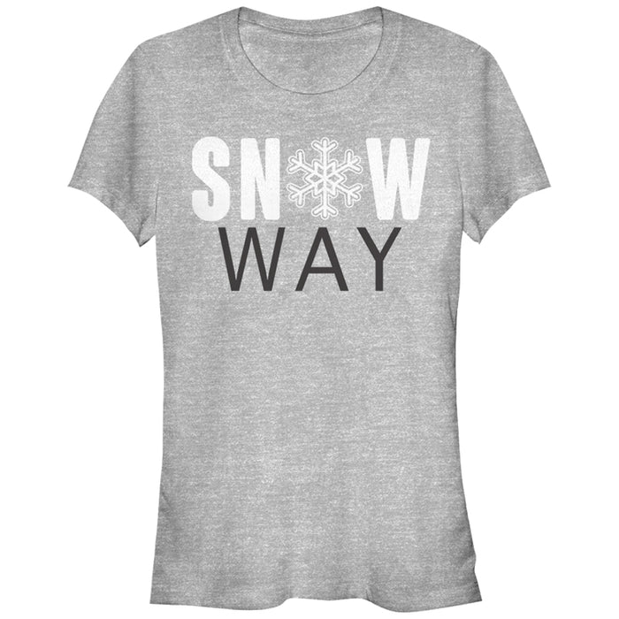 fifth sun Junior's Lost Gods Christmas Snow Way T-Shirt