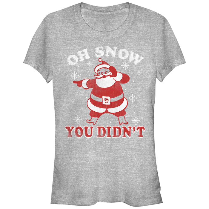 fifth sun Junior's Lost Gods Christmas Snow You Didn't T-Shirt