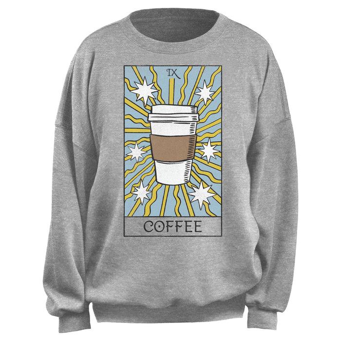 fifth sun Junior's Lost Gods Coffee Tarot Card Sweatshirt