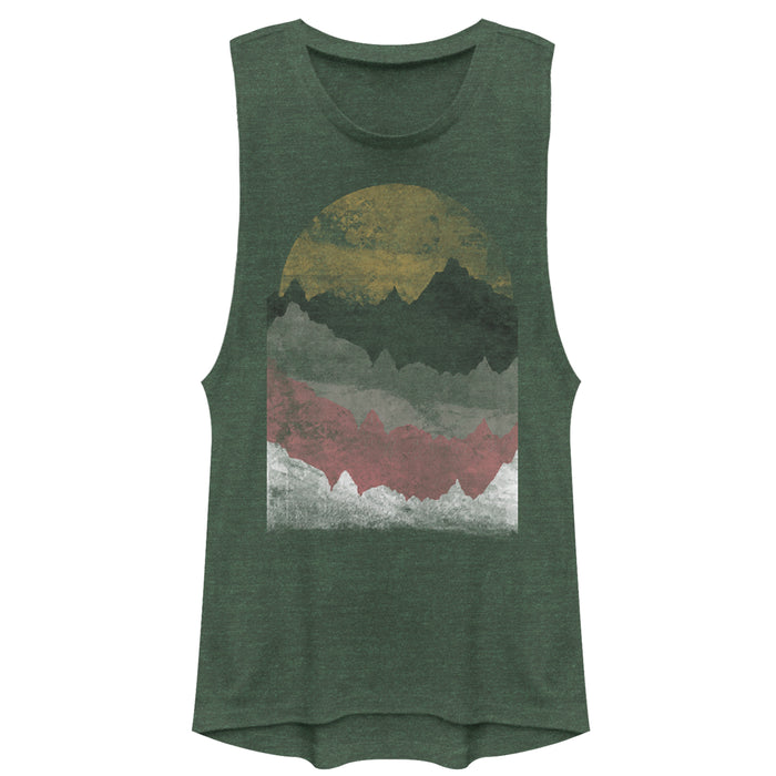 fifth sun Junior's Lost Gods Desert Landscape Festival Muscle Tee