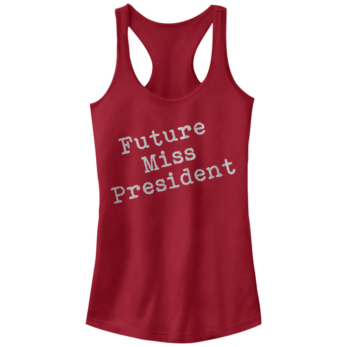 fifth sun Junior's Lost Gods Future Miss President Racerback Tank Top