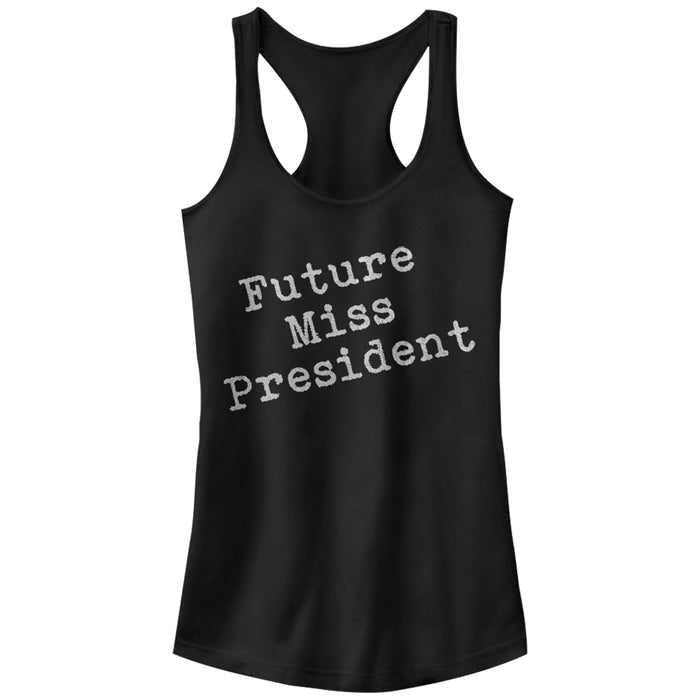 fifth sun Junior's Lost Gods Future Miss President Racerback Tank Top