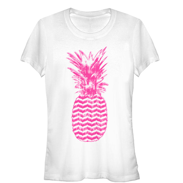 fifth sun Junior's Lost Gods Geometric Print Pineapple T-Shirt