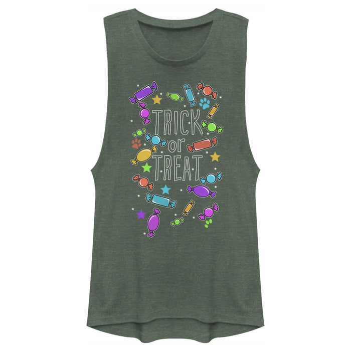 fifth sun Junior's Lost Gods Halloween Candy Explosion Festival Muscle Tee