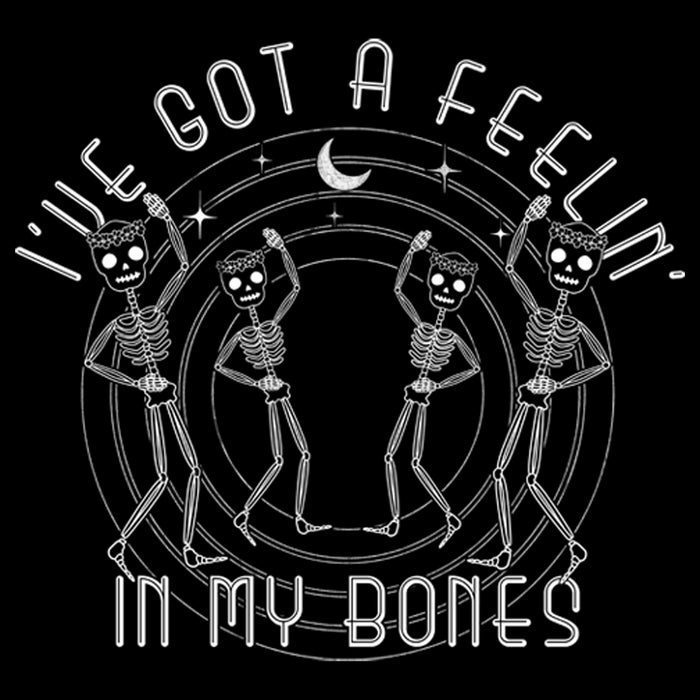 Fifth Sun Junior's Lost Gods Halloween I've Got A Feelin' In My Bones T-Shirt