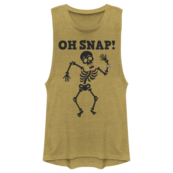 Fifth Sun Junior's Lost Gods Halloween Oh Snap Festival Muscle Tee