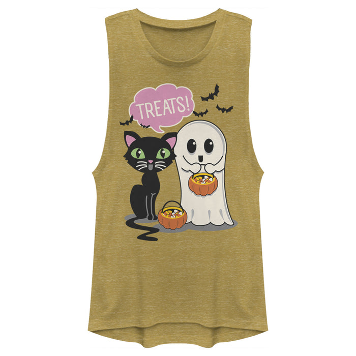 Fifth Sun Junior's Lost Gods Halloween Treat Friends Festival Muscle Tee